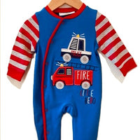 boxpak baby jongen brandweer rood blauw katoen sale