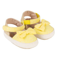 Schoentjes / sandaaltjes, kant en strik - geel, Losan