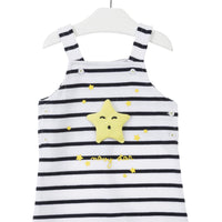 01V-6010AL losan, gestreepte zon tuinbroek, tuinpak kort