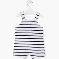 Tuinbroekje kort - gestreept zon - Losan