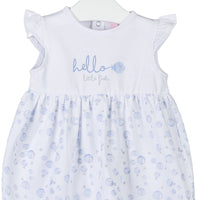 01W-7000AL losan, jurkje bloomers short set, bubbels en vis