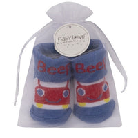 babytown sokjes auto blauw wit rood 10C155