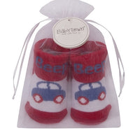 babytown 10c155 set sokjes auto beep beep rood blauw