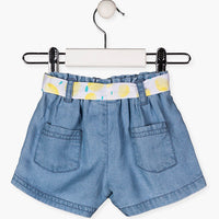 Broekje kort, lemon met strik - Losan