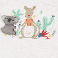 Tweedelige set, top en jeans broek - kangoeroe & koala, Losan