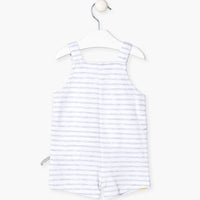 Tuinbroekje kort - gestreept olifant - Losan