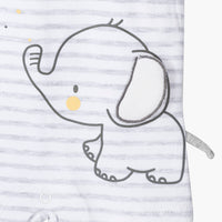 Tuinbroekje kort - gestreept olifant - Losan