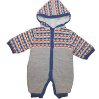 lily &jack buitenpak teddyvoering geometrisch N15697 skipak baby jongen meisje teddy katoen