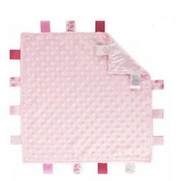 soft touch BC15-O roze, knuffeldoek, tutdoek, labeldoekje, roze