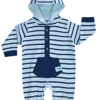 baby jacky, boxpak, playsuit gestreept met capuchoon native raccon, 3220220
