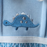 Boxpak met mutsje - lichtblauw, dino