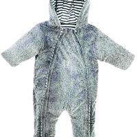 41029 pitterpatter, skipak, buitenpak, gevoerd grijs katoen jongen meisje baby gevoerd