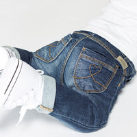 Jogg denim lang - jeans meisje, Feetje