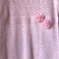 Boxpak bloem, knit/brei katoen - met muts