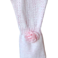 Boxpak bloem, knit/brei katoen - met muts