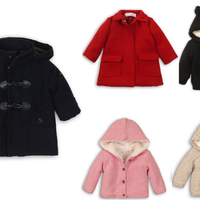 Minoti, baby gevoerd roze vest jasje, teddy baby meisje met capuchon en knopen, warme winterjas