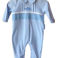 Boxpak met mutsje - lichtblauw, dino