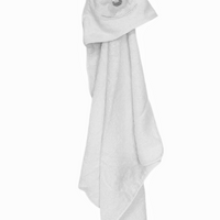 soft touch HT21W, baby badcape wit, hobbelpaard