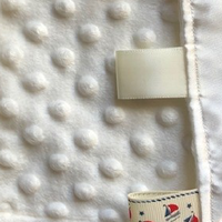 Knuffeldoekje, labeldoekje - creme/beige