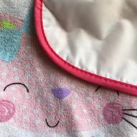 Set van 7 slabbers - roze, bunny