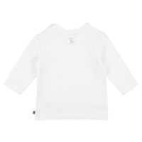 Shirt / Top lang, to the moon - mini person, wit - feetje
