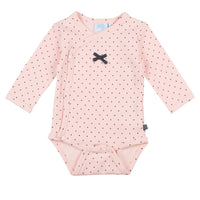 baby romper, body omslag, meisje roze, Feetje