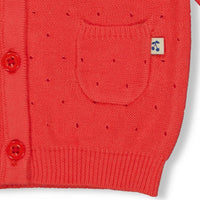 Vestje, brei / knit - Cherry Sweetness, Feetje