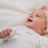 Haarband - dots roze, FEETJE