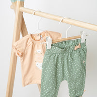 Shirt / top kort, hearts - Feetje