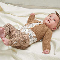 Vestje halflang, brei / knit - Panther cutie, Feetje