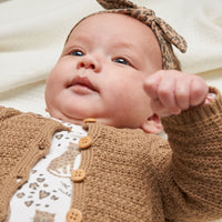 Vestje halflang, brei / knit - Panther cutie, Feetje