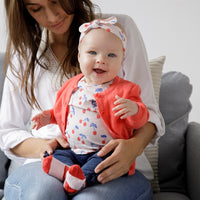 Vestje, brei / knit - Cherry Sweetness, Feetje