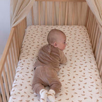 Broek lang, little croissant - zand, feetje