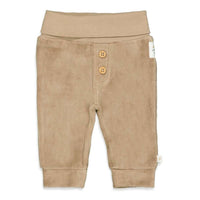 feetje, little croissant vroek lang, zand velours, unisex, 52201658