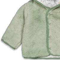 Jasje omkeerbaar, welcome to earth - Offwhite / groen, Feetje