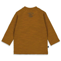 Shirt / Top lang, mini king - king of cool, camel - feetje