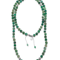 Luxe zwangerschaps ketting / Babybel - verzilverd MET agaat - Proud Mama