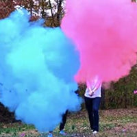 Gender reveal - onthulling jongen / meisje - groot poeder kanon