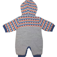 lily &jack buitenpak teddyvoering geometrisch N15697 skipak baby jongen meisje teddy katoen