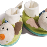 43703 nici, slofjes baby, multikleur draak, schoentjes