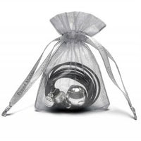 Zwangerschaps-ketting / Babybel - verzilverd, koord grijs met plain bal - Proud Mama