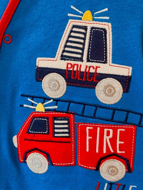 boxpak baby jongen brandweer rood blauw katoen sale