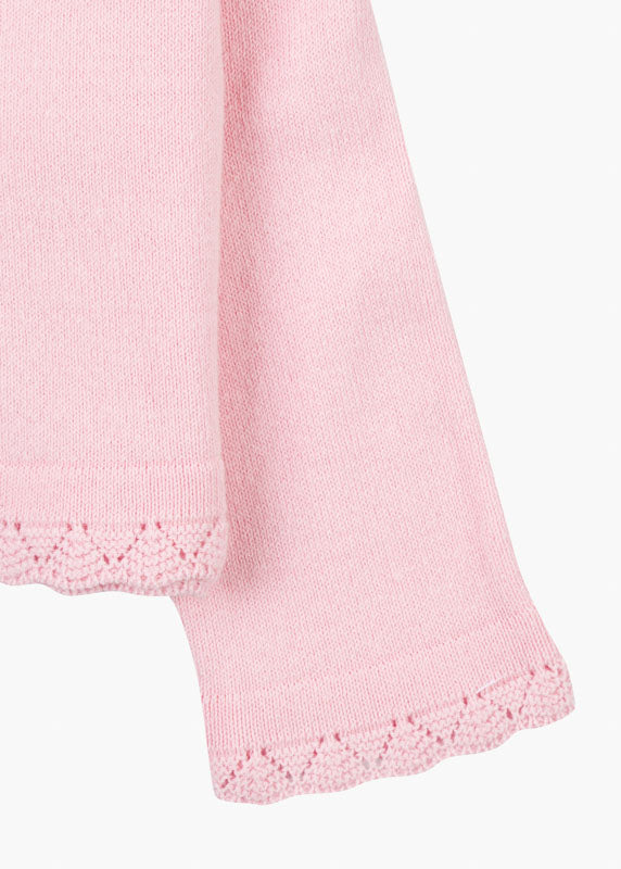 Vestje, brei / knit - roze - Losan