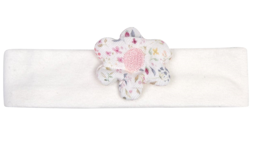 losan 02W-A002A wit roze bloem haarband