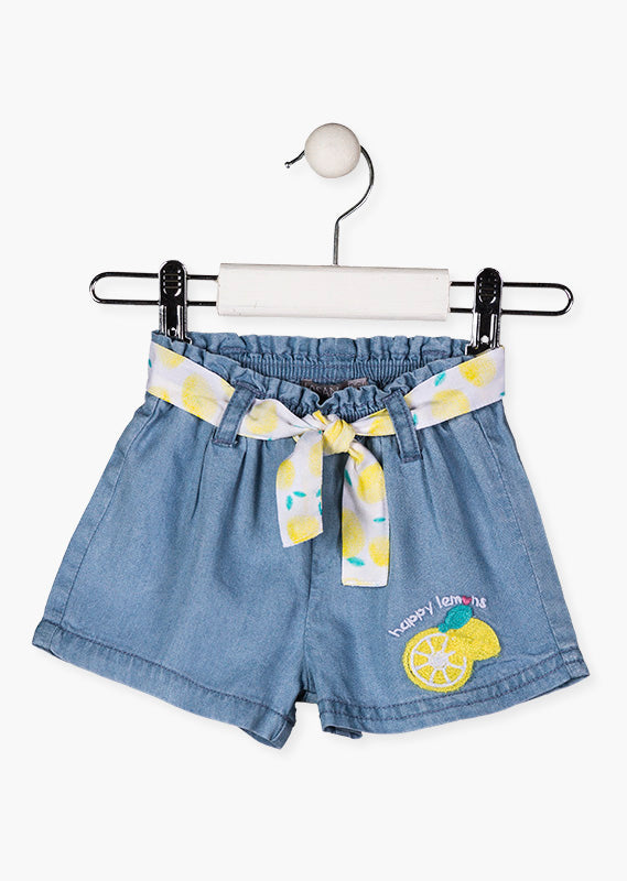 118-9000AL losan, lemons, korte broek shorts, met citroen