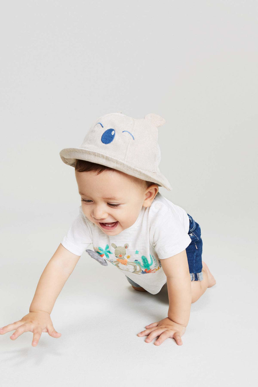 Tweedelige set, top en jeans broek - kangoeroe & koala, Losan