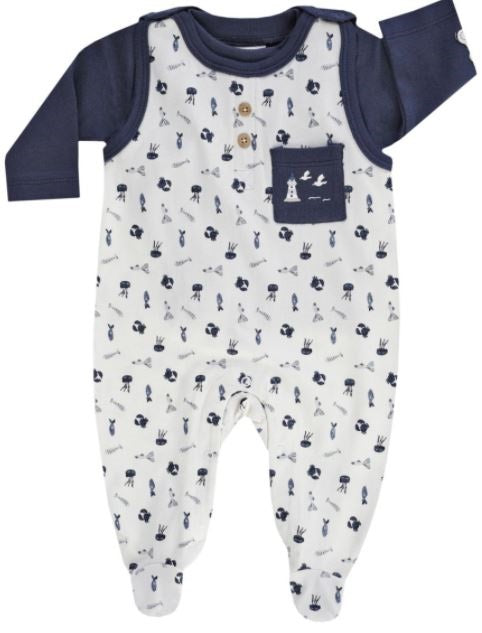 jacky, baby boxpak set, kledingset, marine 3410120 zeedieren