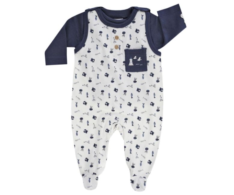 jacky, baby boxpak set, kledingset, marine zeedieren