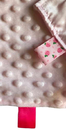 Knuffeldoekje, labeldoekje - roze