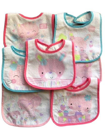 M14947 roze, slabber set, 7 stuks. lily & jack